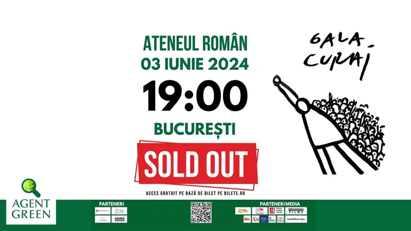 Gala Curaj — Ateneul Român, 3 iunie 2024, SOLD OUT