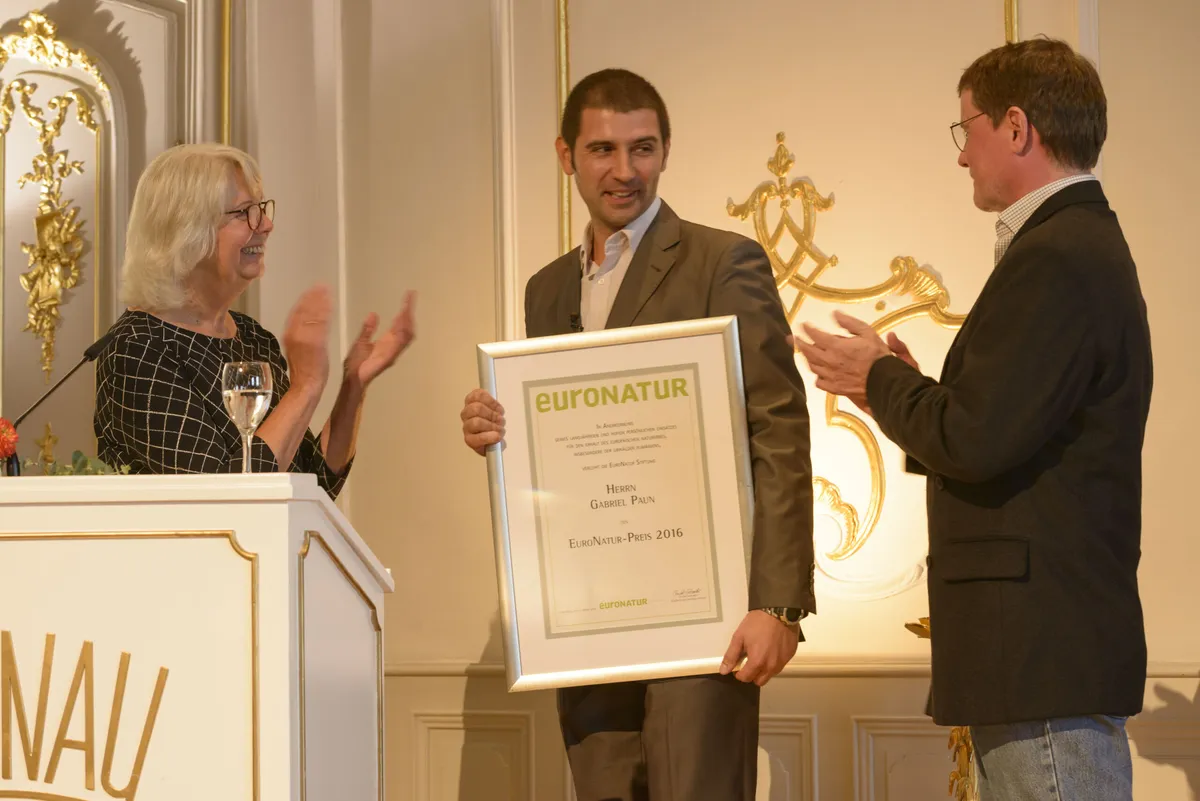 Un Roman Primeste Premiul EuroNatur 2016