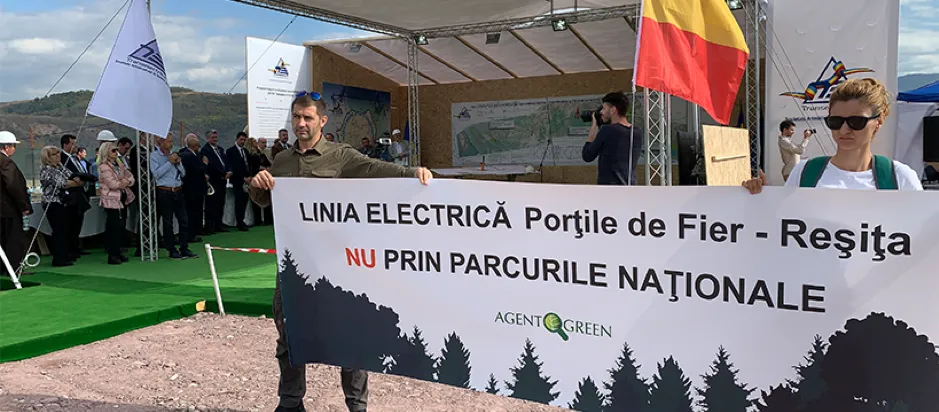 Agent Green a blocat la Tribunalul București defrișările Transelectrica din 14 arii protejate