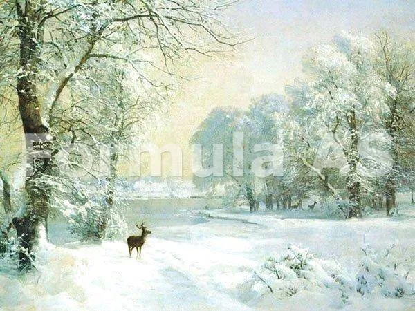 Iarna, când răsare luna