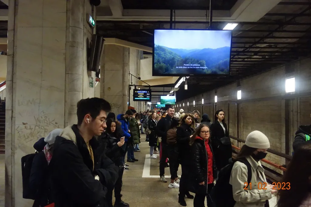 Pădurea Mea – educație și informație în toate stațiile de metrou din București