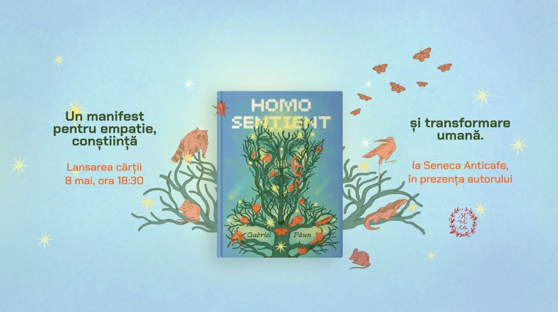 Invitatie lansare carte „Homo Sentient”